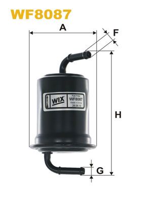 WIX FILTERS Polttoainesuodatin WF8087